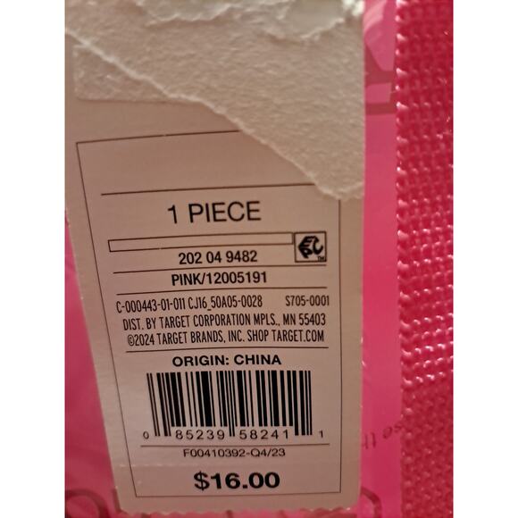 Pink Plastic Back Pack . - Picture 4 of 5